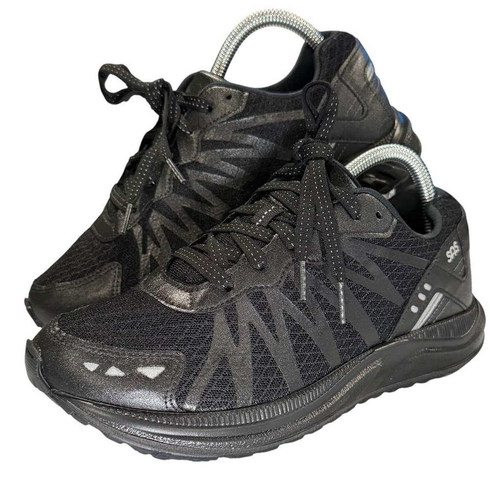 SAS Mission One-M Stability Men Size 7.5D Black Vibram Walking Therapeutic Shoes